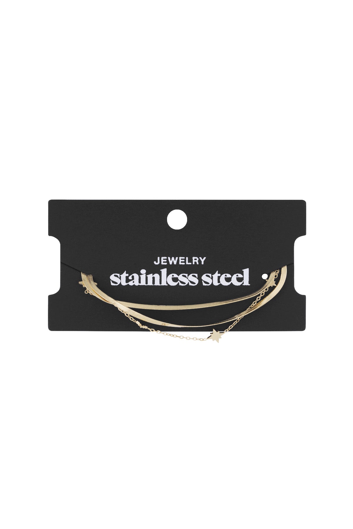 Goud & Zilver Celestia Layered Star Armband RVS Goud & Zilver – lifestyle shot | Tudor Gems