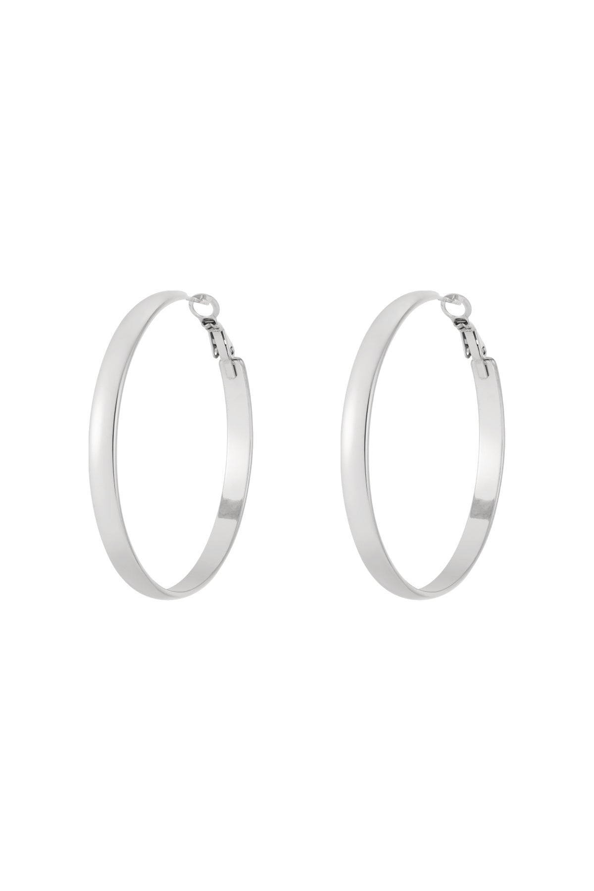 Goud & Zilver Nova Classic Hoop Oorbellen RVS Goud & Zilver – foto 5 | Tudor Gems