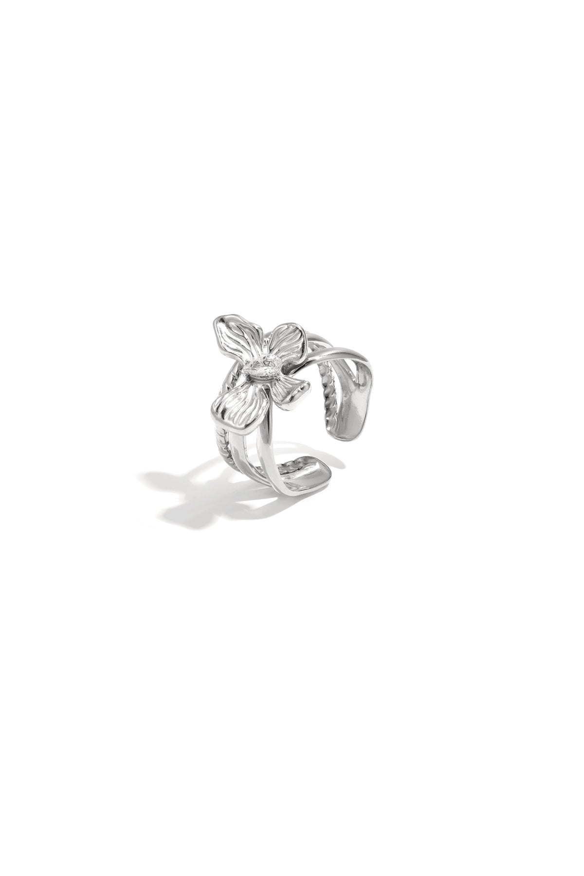 Floréa RVS Goud & Zilver Statement Ring Goud — RVS Waterproof Nikkelvrij | Tudor Gems