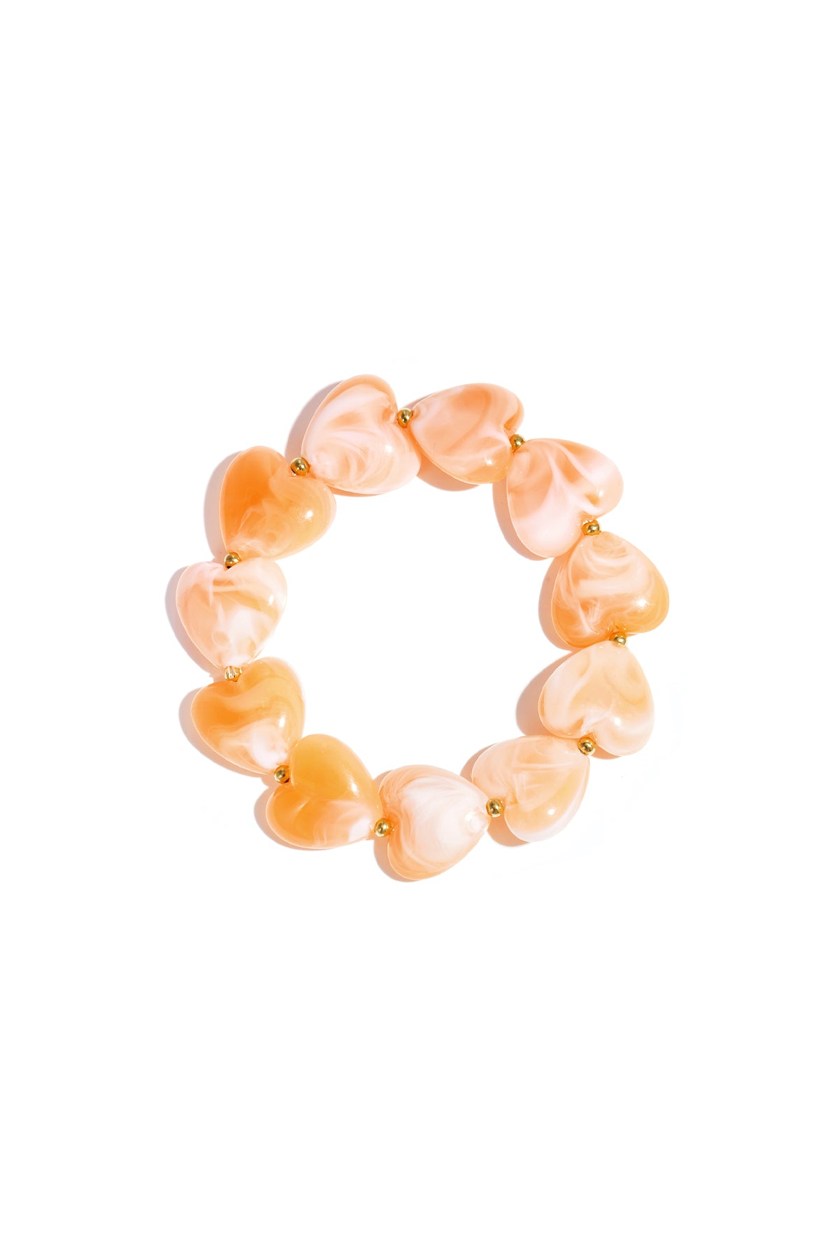 Roze & Paars Amora Heart Beads Armband – Statement Hartjes RVS – foto 7 | Tudor Gems