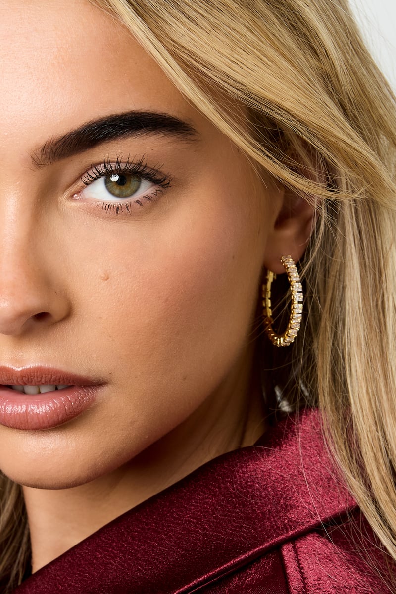 Oorbellen Dames | 14K Gold Plated & RVS | Hypoallergeen