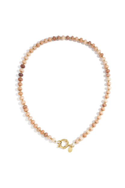 Goud & Roze Kralen Ketting – Goud & Kralen RVS – foto 14 | Tudor Gems