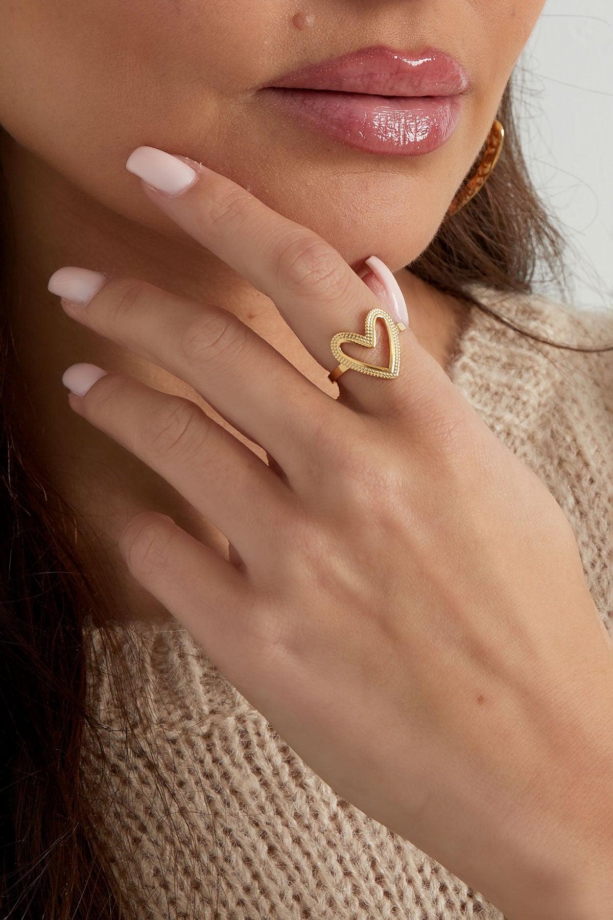 Forever Love RVS Ring Goud & Zilver Goud — RVS Waterproof Nikkelvrij | Tudor Gems