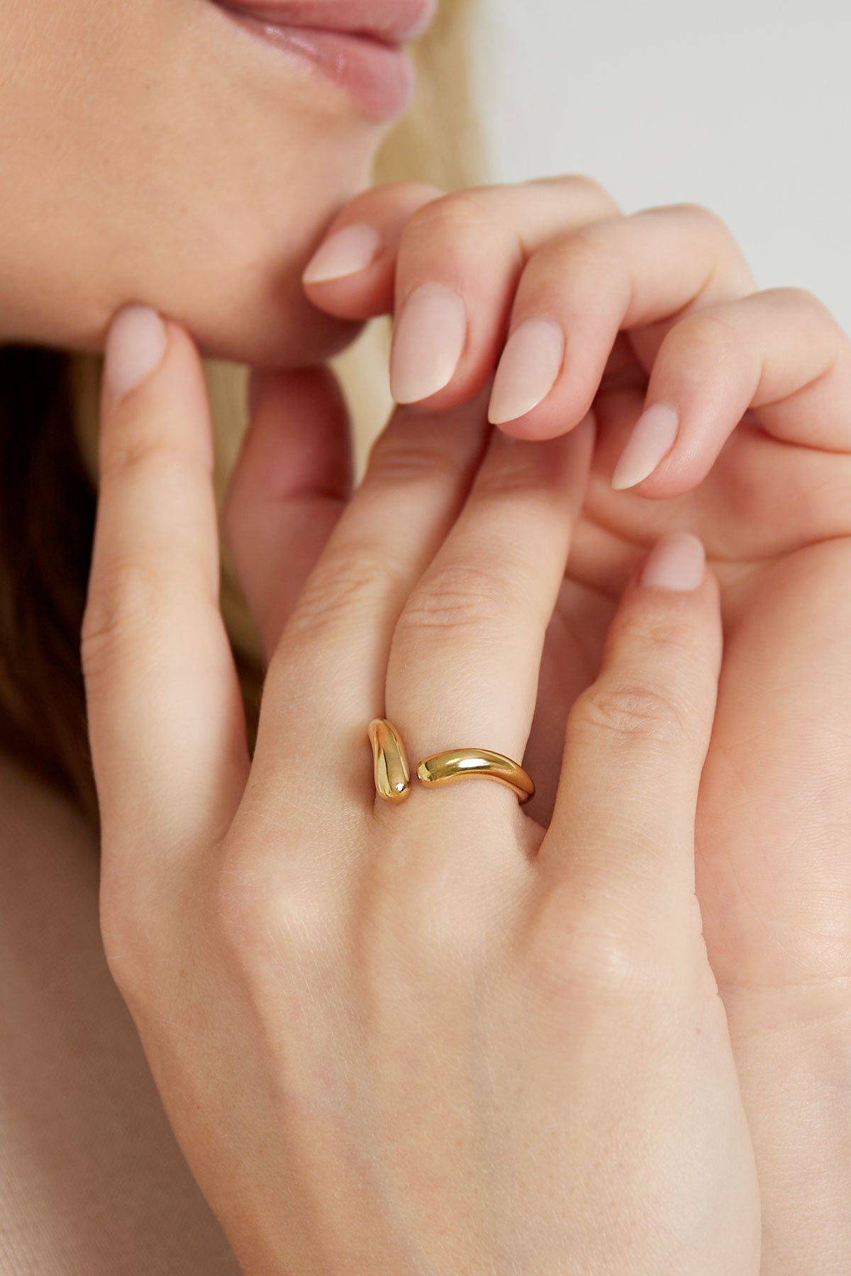 Simplicity RVS Ring Goud & Zilver Goud — RVS Waterproof Nikkelvrij | Tudor Gems