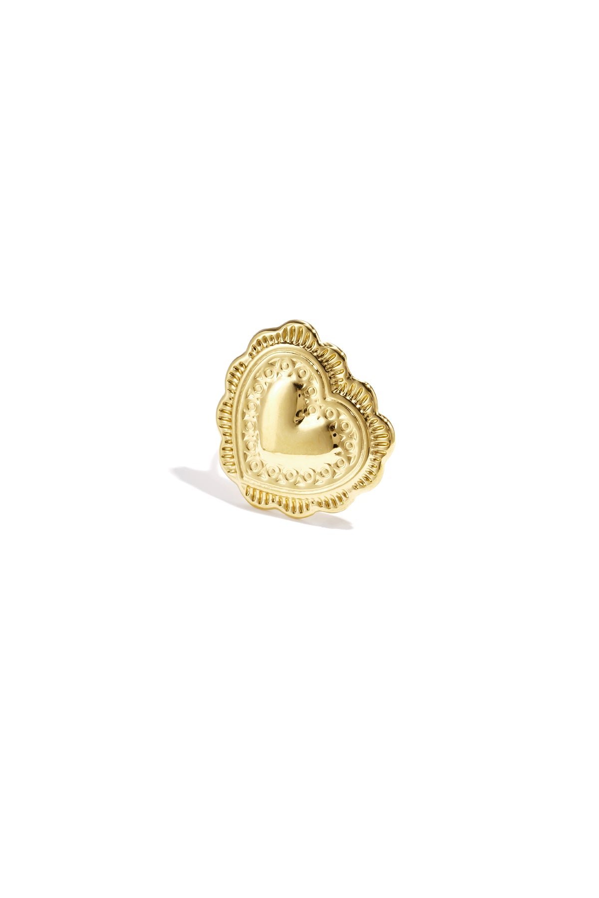 Coeur RVS Statementring Goud & Zilver Goud — RVS Waterproof Nikkelvrij | Tudor Gems