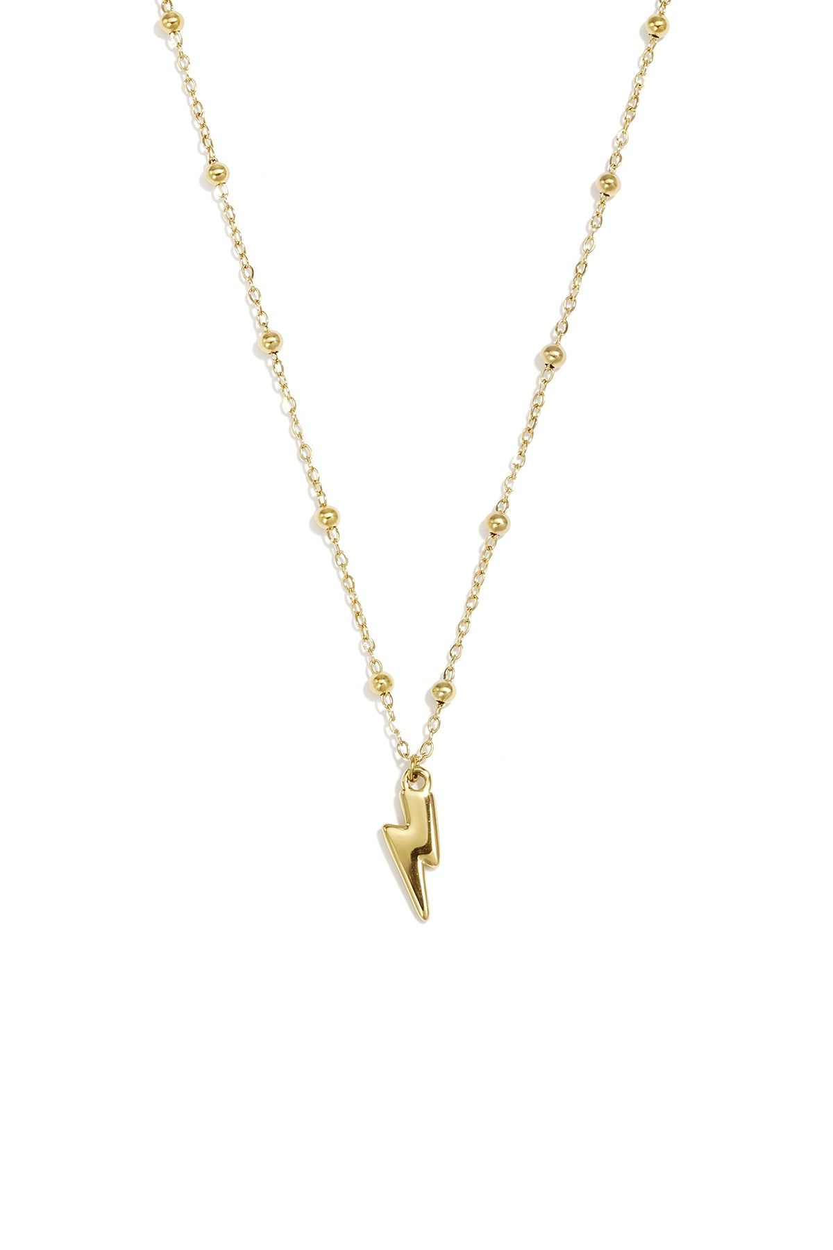 Rivea Organic Hanger Ketting RVS Goud & Zilver – productfoto | Tudor Gems