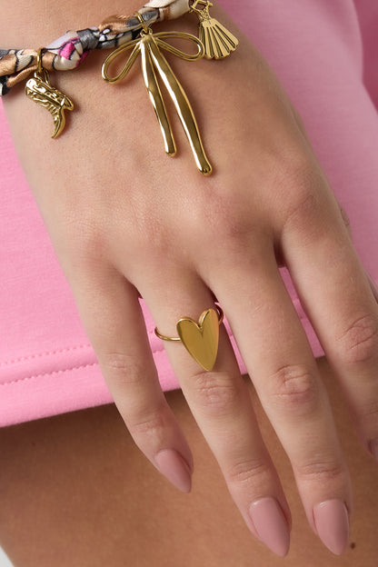 Hartelle RVS Ring Goud & Zilver Goud — RVS Waterproof Nikkelvrij | Tudor Gems