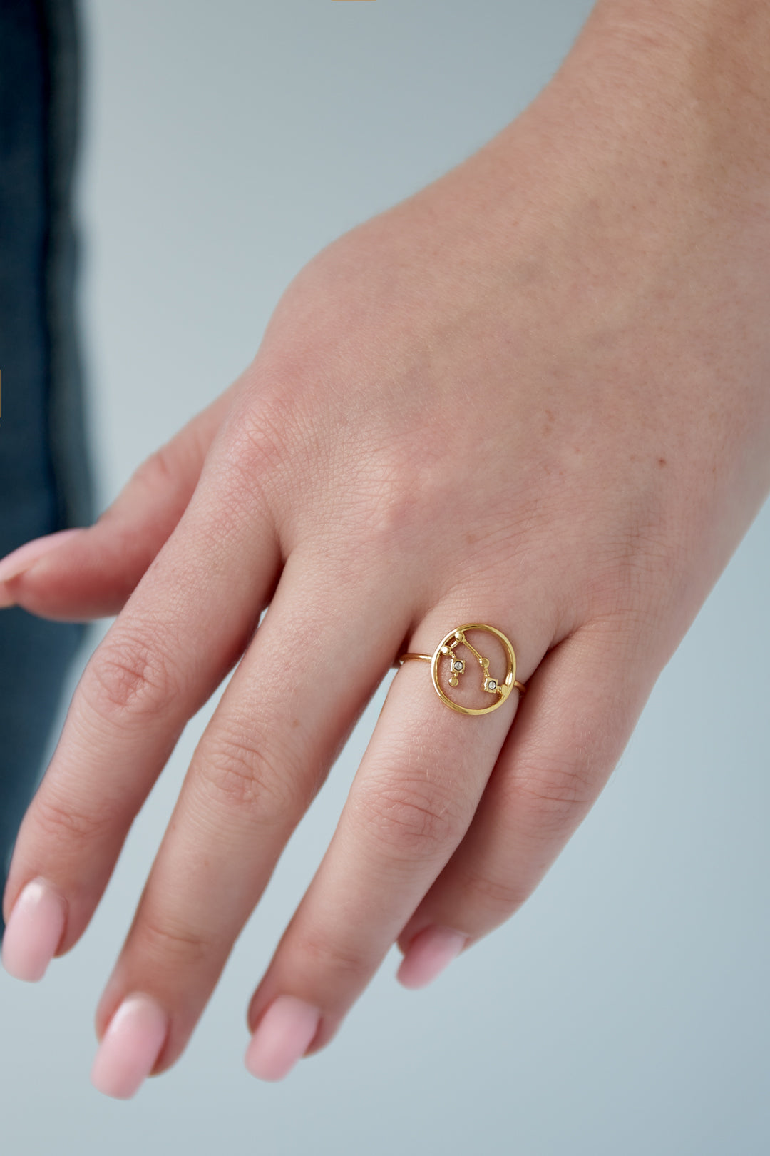 Zodiak Luxe RVS Ring Goud & Zilver Goud — RVS Waterproof Nikkelvrij | Tudor Gems