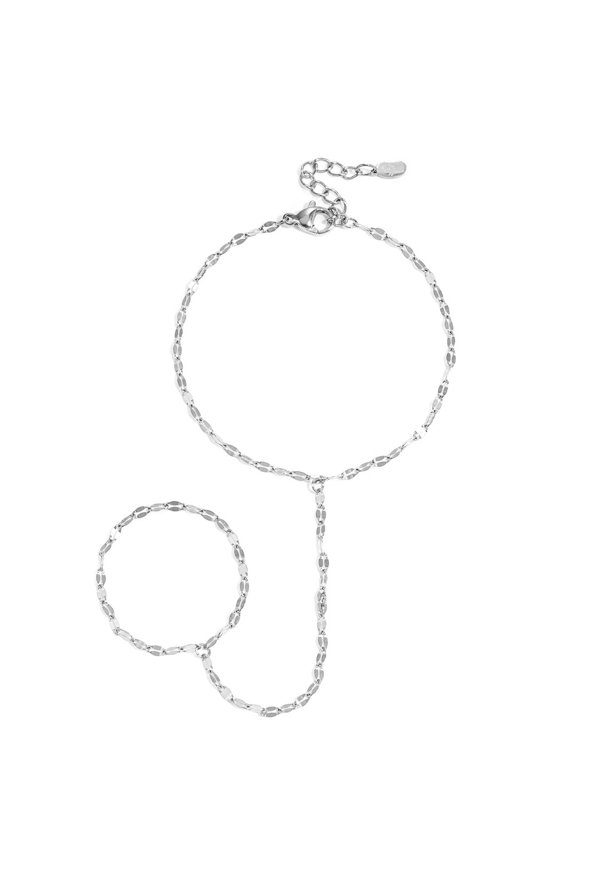 Vita Chunky Handchain van roestvrij staal in goud en zilver | Tudor Gems