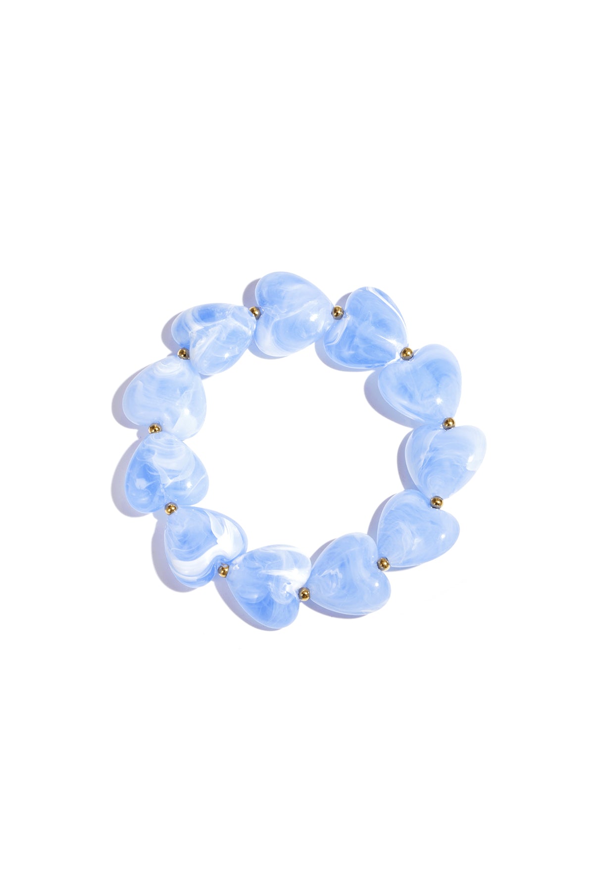 Roze & Paars Amora Heart Beads Armband – Statement Hartjes RVS – foto 5 | Tudor Gems