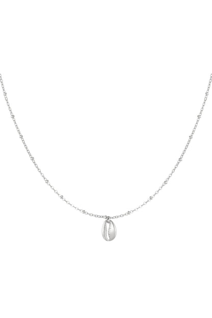 Elegant Stainless Steel Pendant Necklace in Silver & Gold