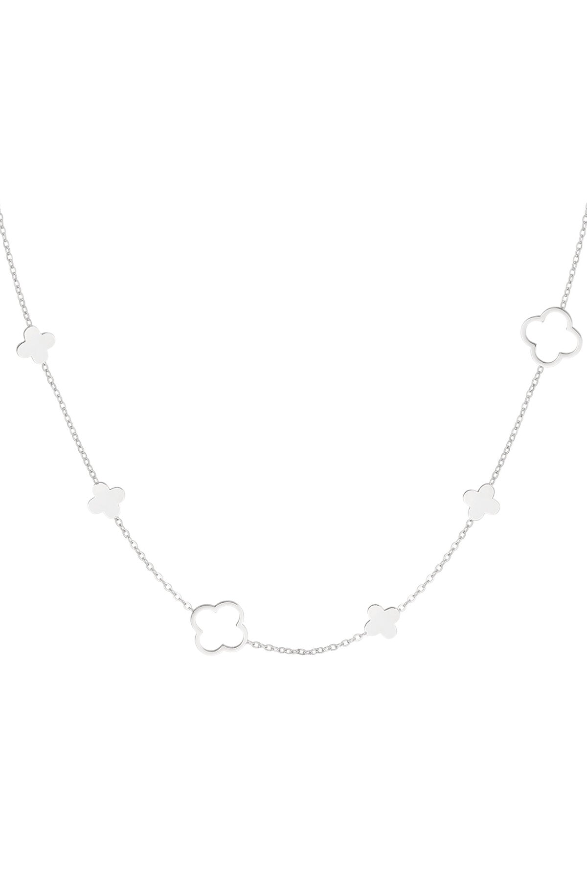 ketting verschillende klavertjes