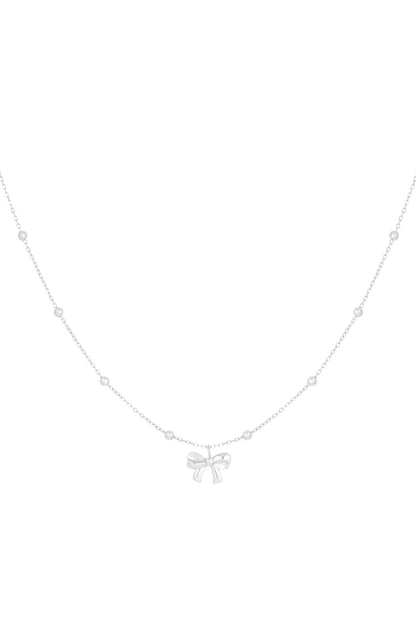 Elegant Stainless Steel Pendant Necklace, Silver & Gold