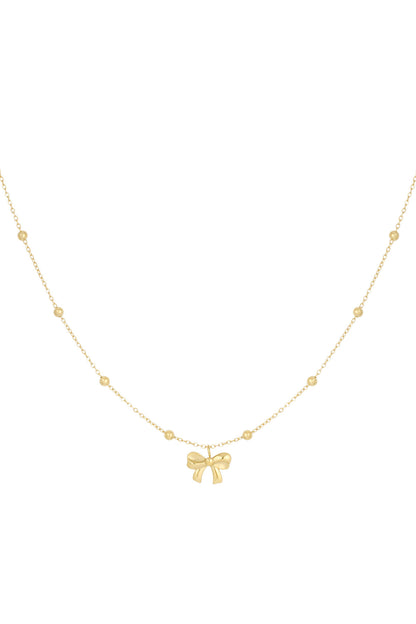 Elegant Stainless Steel Pendant Necklace, Silver & Gold