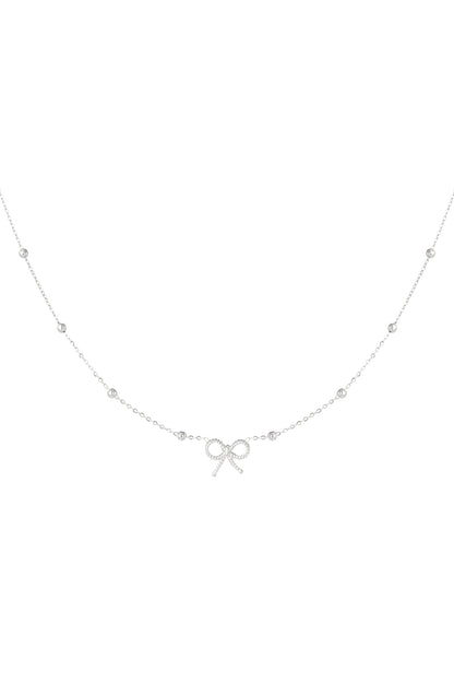 Elegant Stainless Steel Pendant Necklace in Silver and Gold