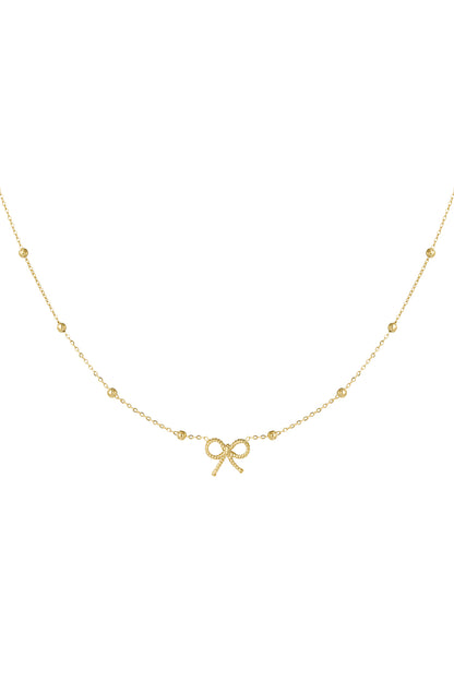 Elegant Stainless Steel Pendant Necklace in Silver and Gold