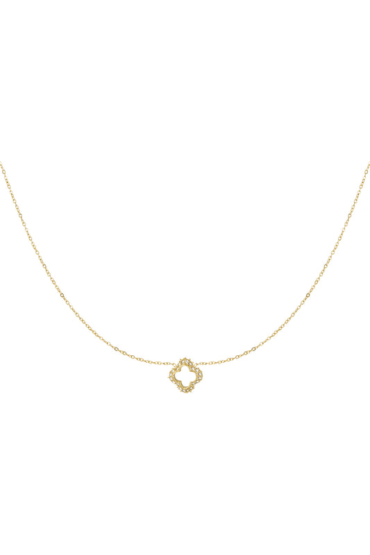 diamant klaver ketting