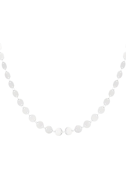 Elegant Minimalist Circle Chain Necklace for Everyday Wear