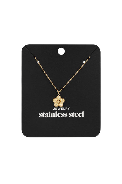 Elegant Flower Pendant Necklace for Everyday Wear