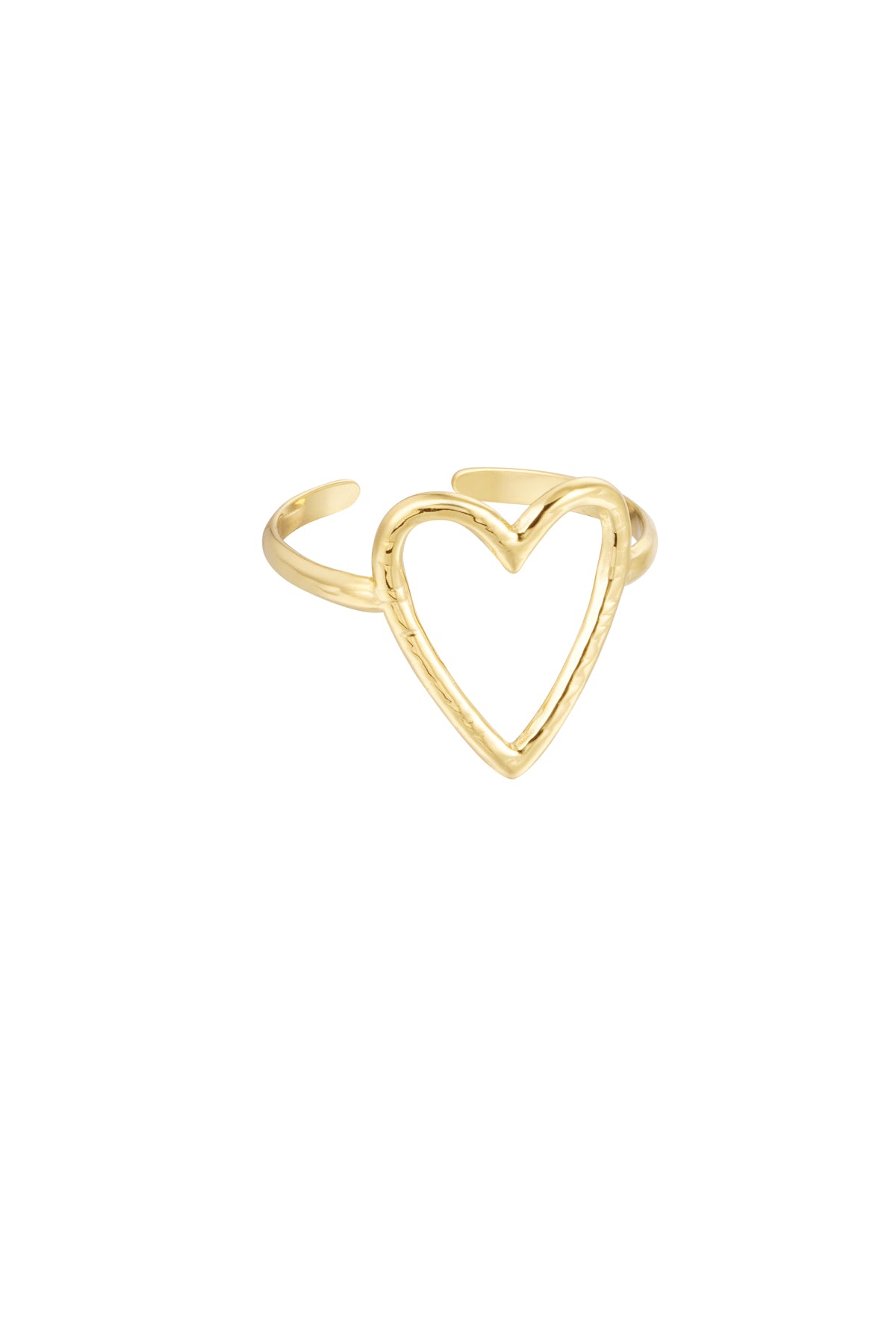 Hearté RVS Ring Goud & Zilver Goud — RVS Waterproof Nikkelvrij | Tudor Gems