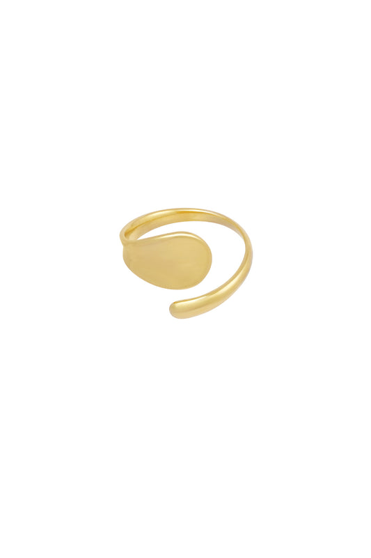 Simplicité RVS Ring Goud & Zilver Goud — RVS Waterproof Nikkelvrij | Tudor Gems