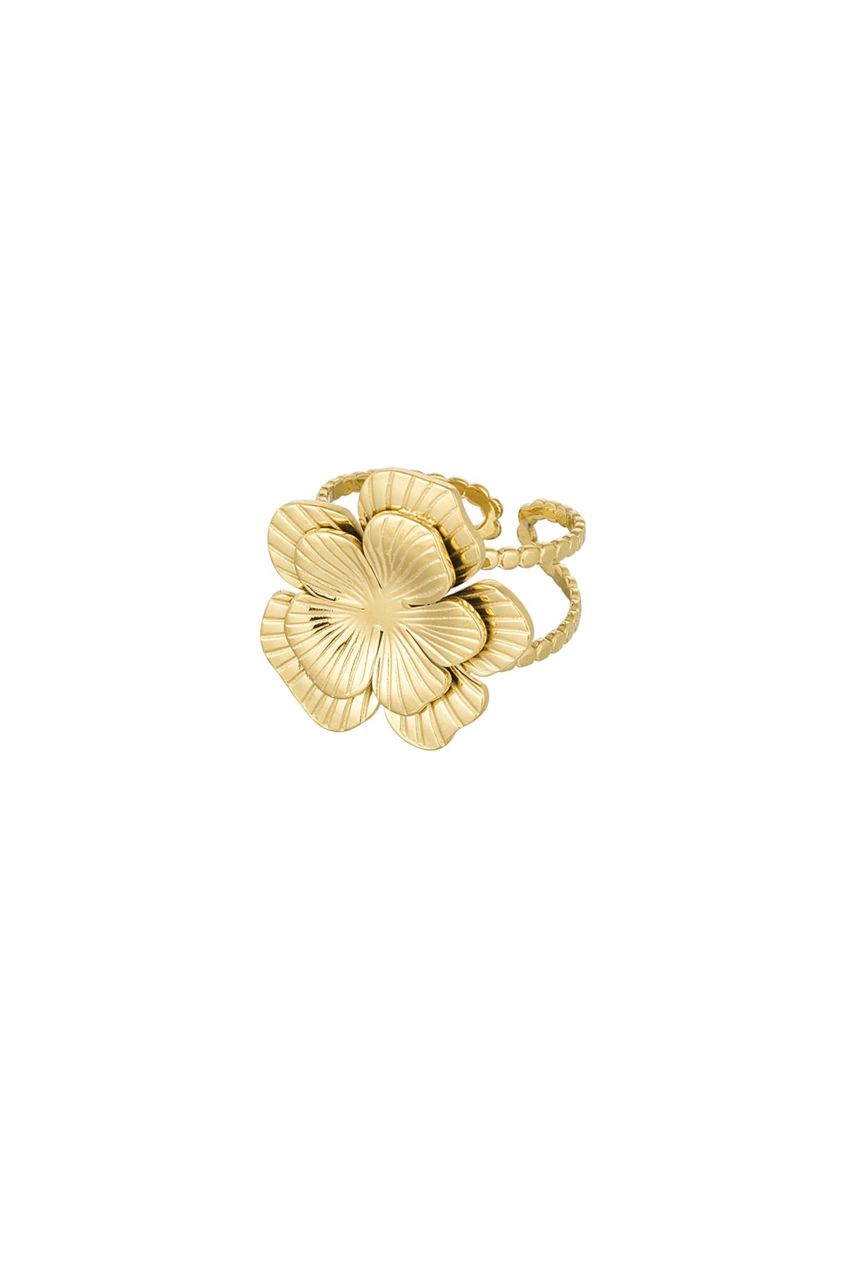 Floréa RVS Ring Goud & Zilver Goud — RVS Waterproof Nikkelvrij | Tudor Gems