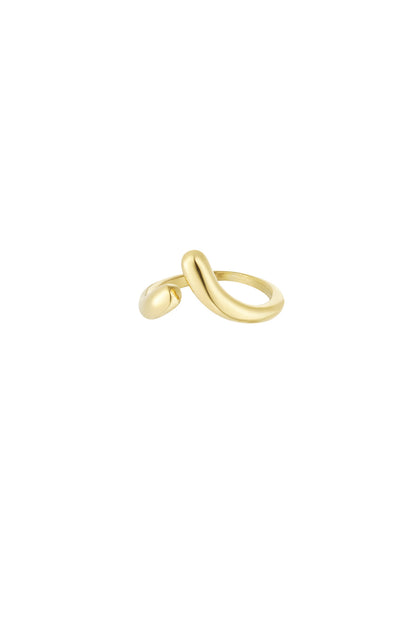 Simplicity RVS Ring Goud & Zilver Goud — RVS Waterproof Nikkelvrij | Tudor Gems