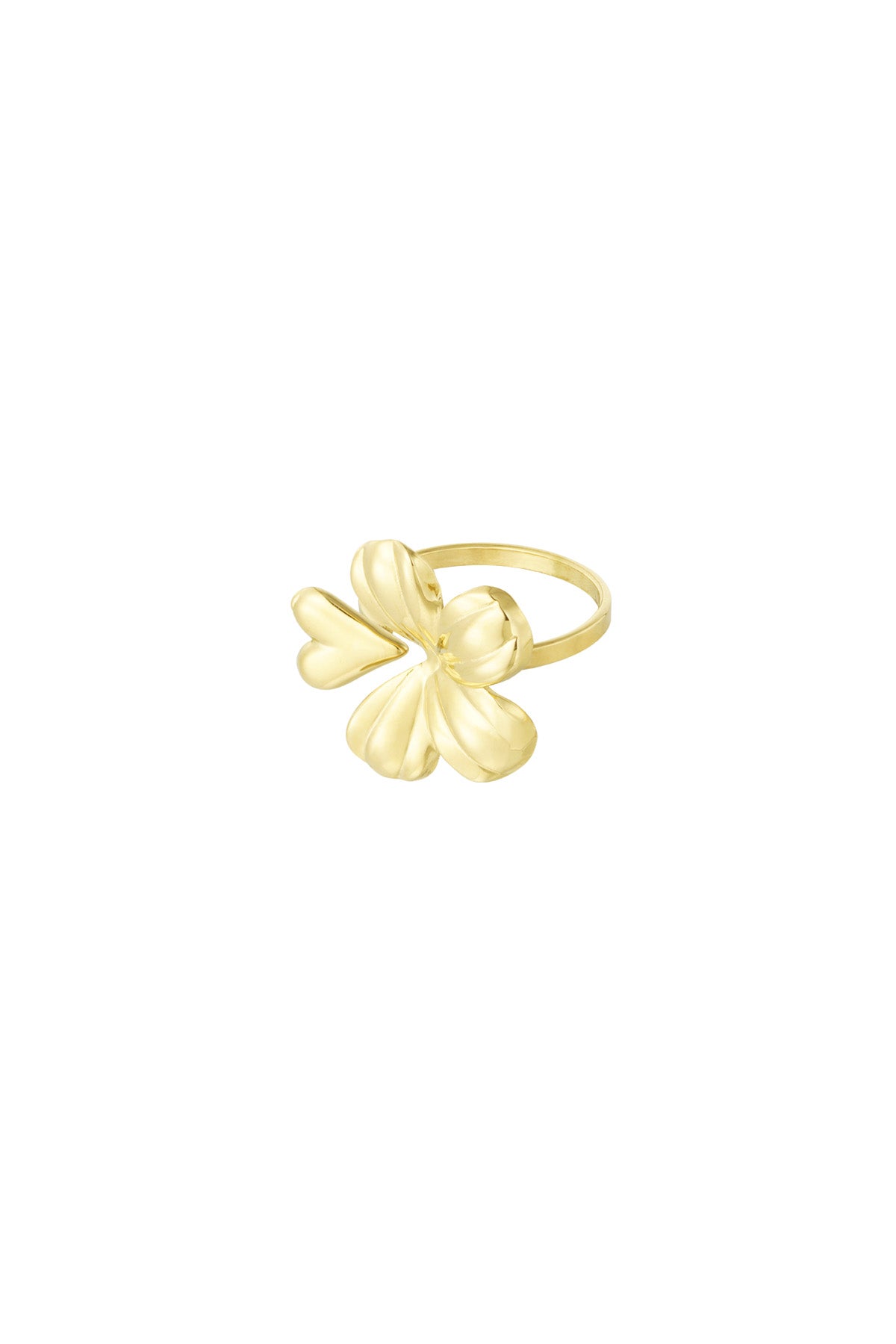 Flora Amour RVS Ring Goud & Zilver Goud — RVS Waterproof Nikkelvrij | Tudor Gems