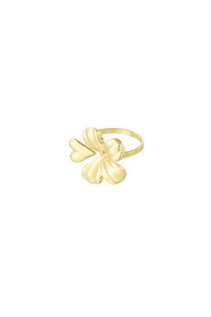 Flora Amour RVS Ring Goud & Zilver Goud — RVS Waterproof Nikkelvrij | Tudor Gems