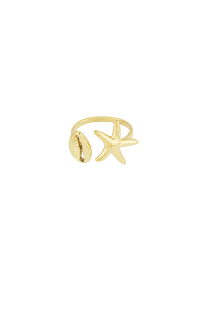 Summer Vibe RVS Ring Goud & Zilver Goud — RVS Waterproof Nikkelvrij | Tudor Gems