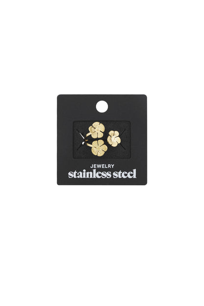 Floral Trio RVS Ring Goud & Zilver Goud — RVS Waterproof Nikkelvrij | Tudor Gems