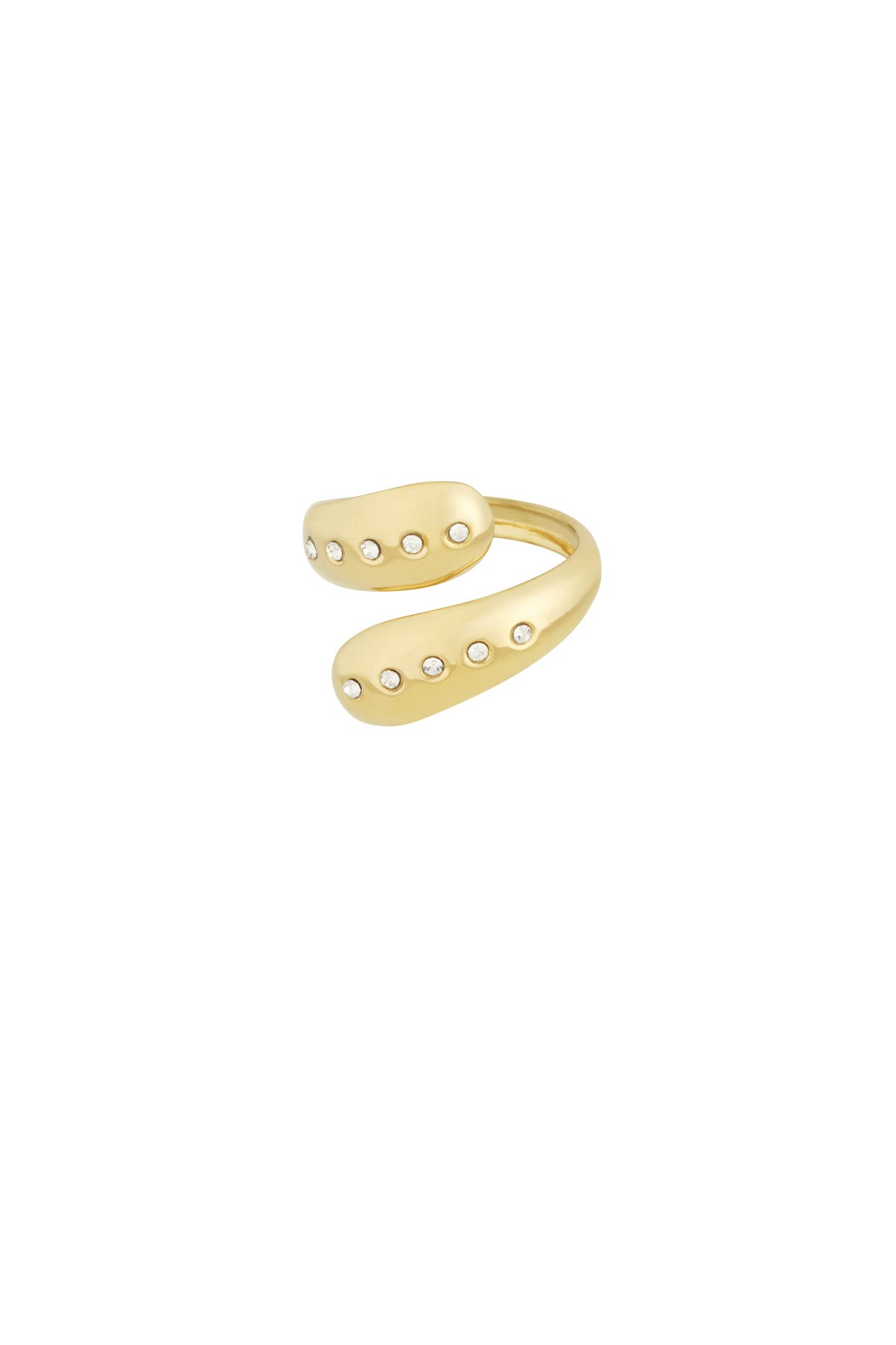 Soft Glow RVS Ring Goud & Zilver Goud — RVS Waterproof Nikkelvrij | Tudor Gems