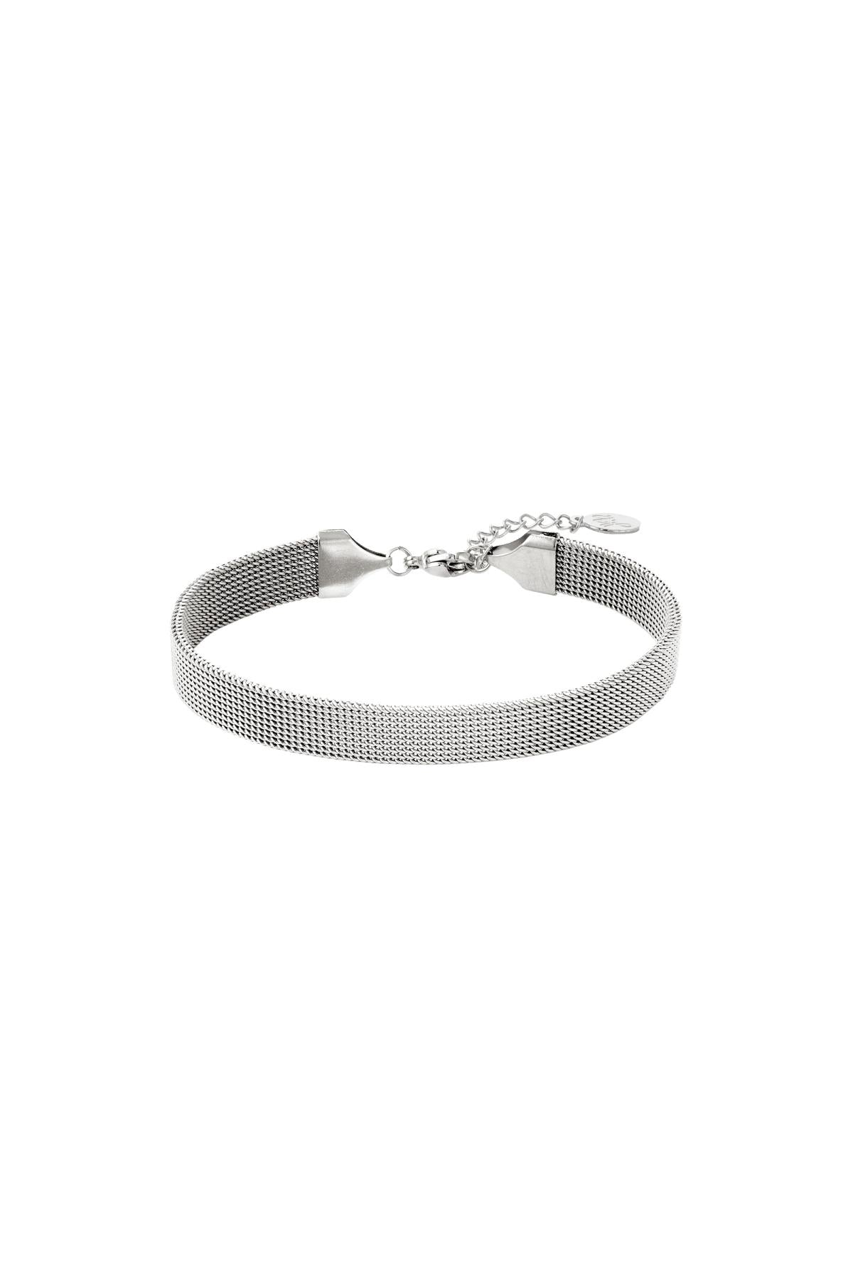 Goud & Zilver RVS armband Starlight Kleur Link – Goud – gedragen op model | Tudor Gems