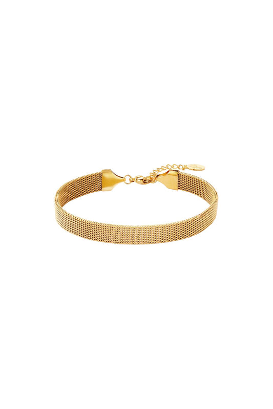 Goud & Zilver RVS armband Starlight Kleur Link – Goud – productfoto | Tudor Gems