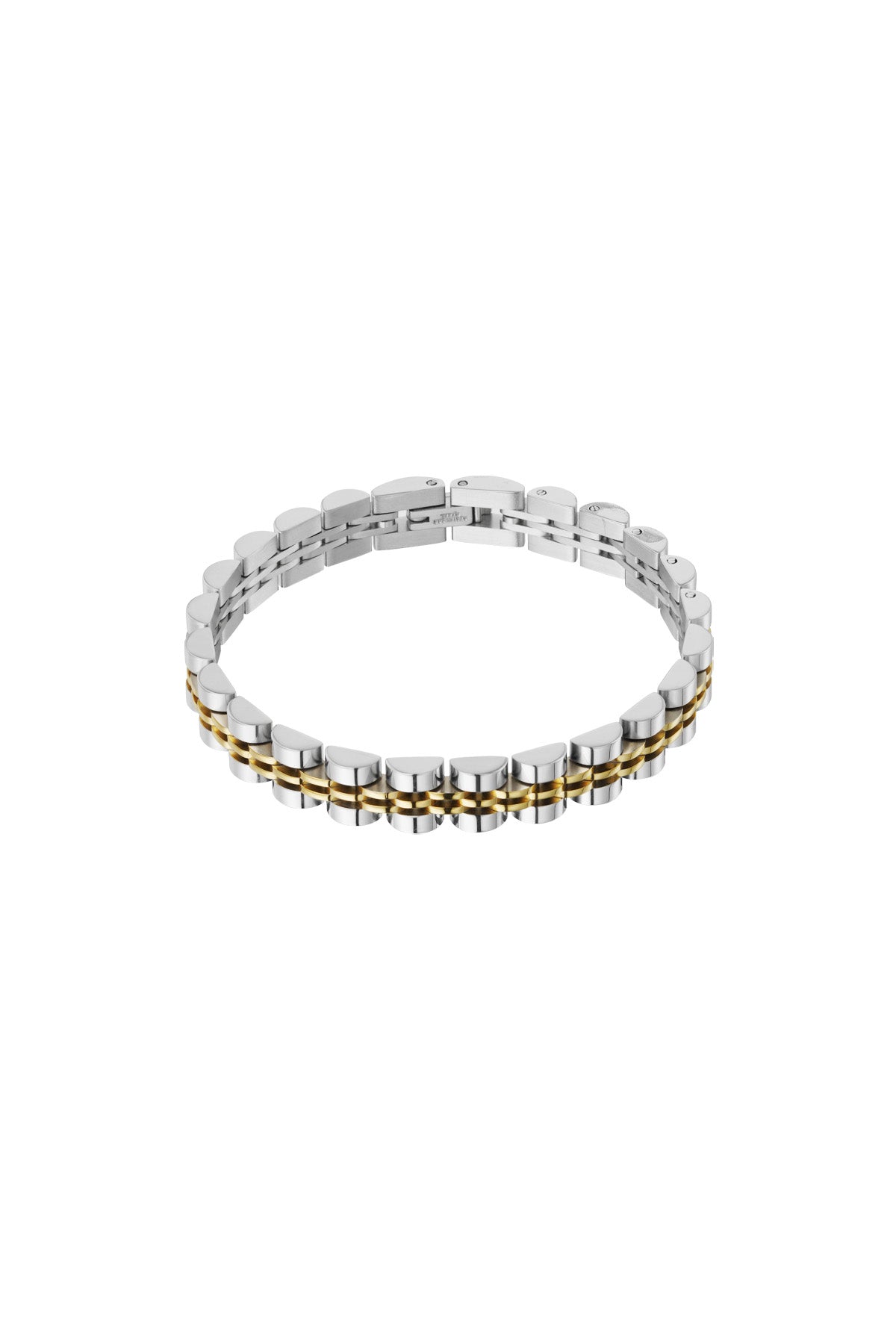 Goud & Zilver Urban Link Chain Armband RVS Goud & Zilver – lifestyle shot | Tudor Gems