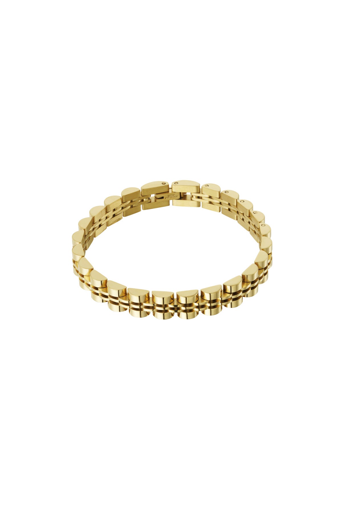 Goud & Zilver Urban Link Chain Armband RVS Goud & Zilver – productfoto | Tudor Gems