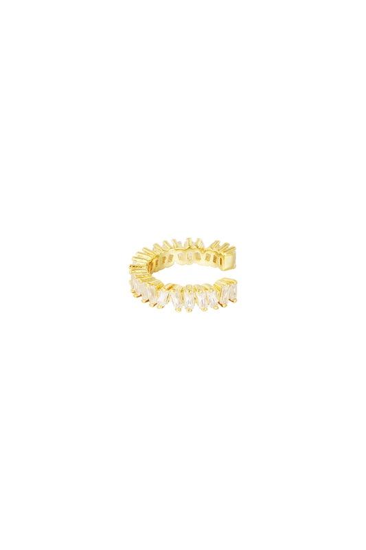 Goud Nova Spark Earcuff RVS Goud – productfoto | Tudor Gems