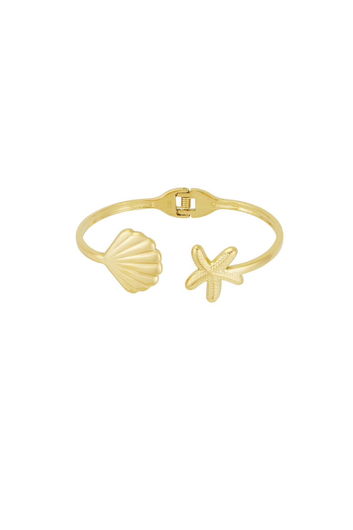 Merida Wave RVS Armband Goud & Zilver Goud — RVS Waterproof Nikkelvrij | Tudor Gems