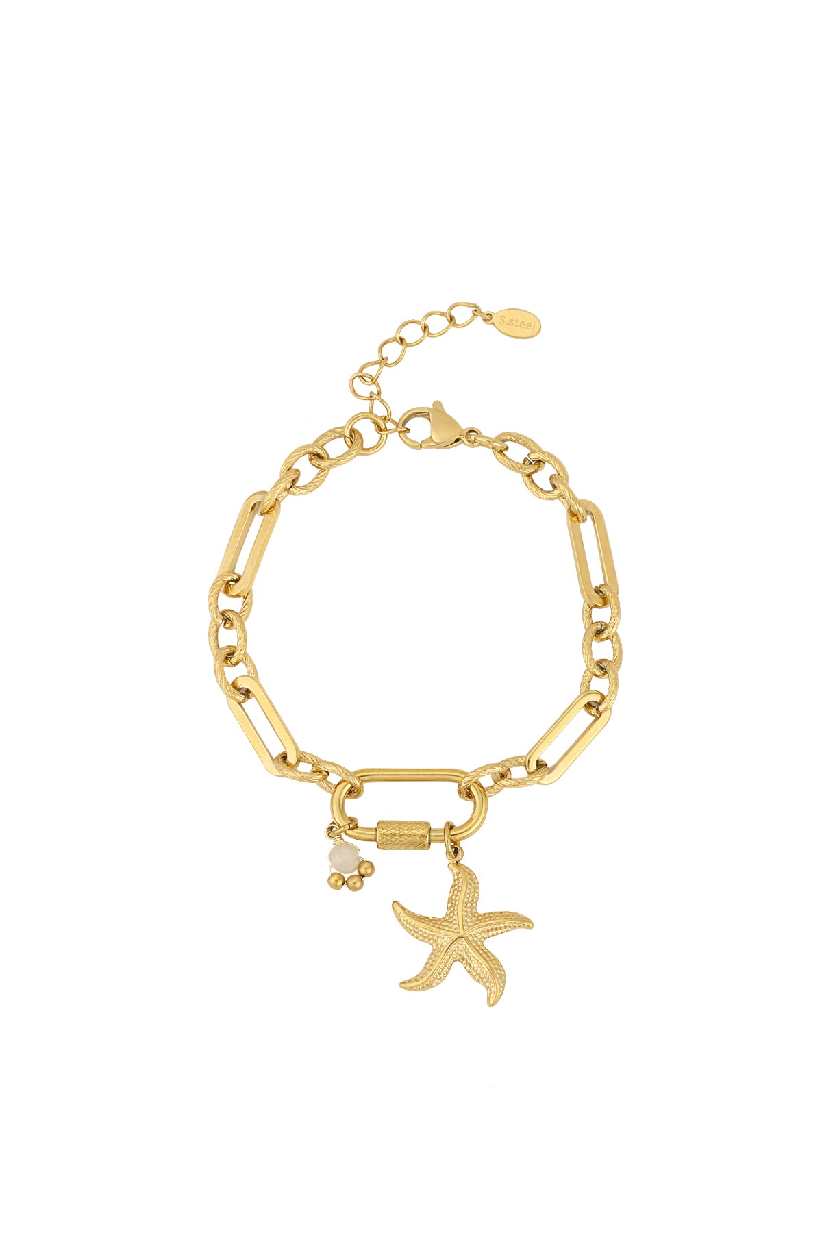 Maris Starfish Charm Armband RVS Goud & Zilver | Tudor Gems Zeeset