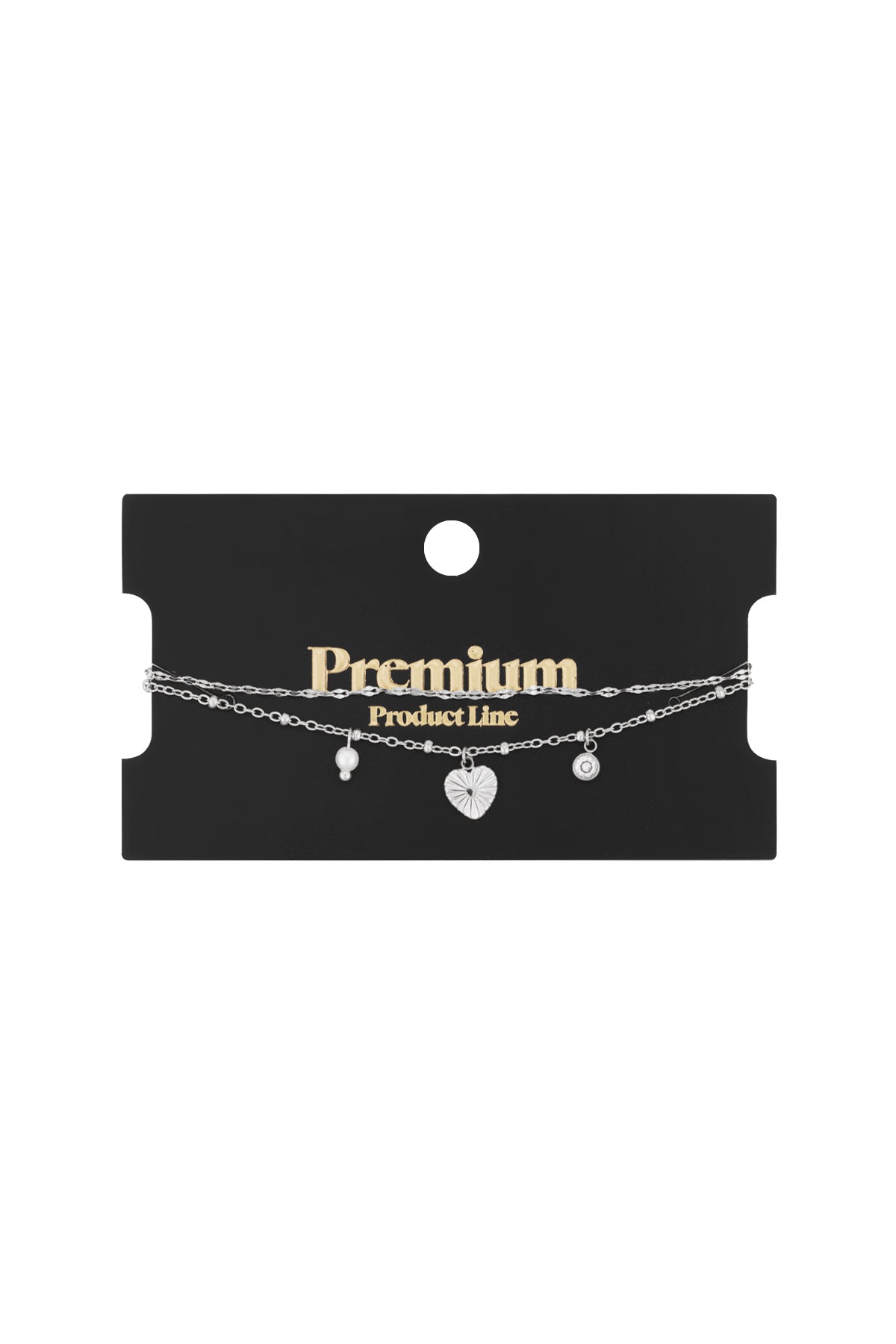 Goud Amore Layered Bedel Armband RVS Goud – foto 8 | Tudor Gems