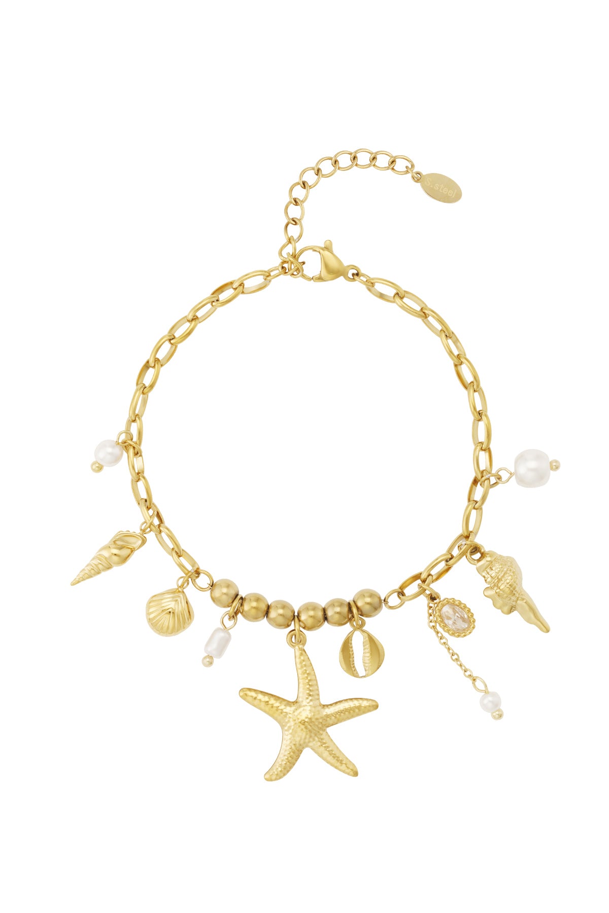 Goud & Zilver Armband RVS Goud & Zilver – productfoto | Tudor Gems