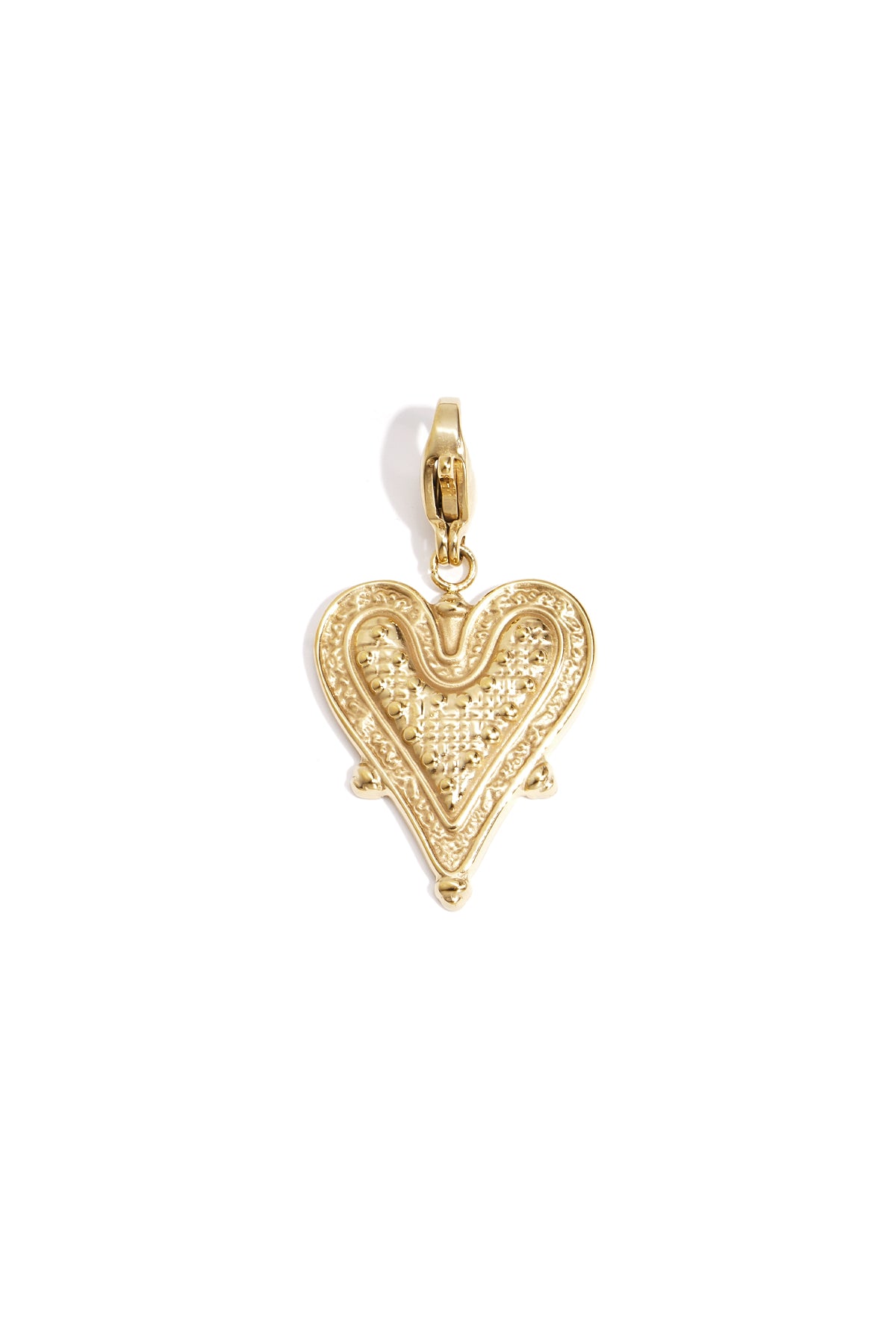 Amora Hart RVS Goud & Zilver Charm Goud — RVS Waterproof Nikkelvrij | Tudor Gems