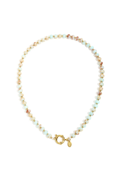 Goud & Roze Kralen Ketting – Goud & Kralen RVS – foto 13 | Tudor Gems
