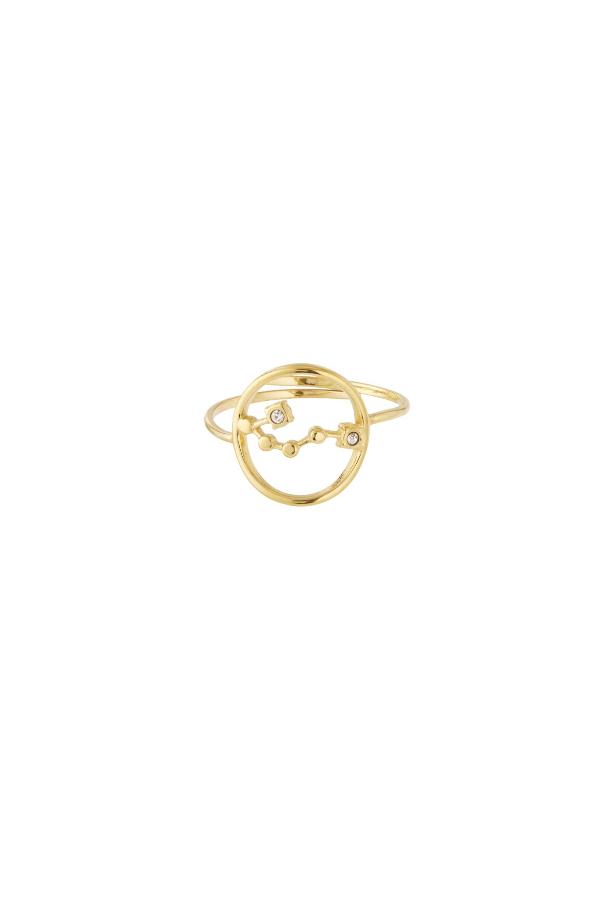 Zodiak Luxe RVS Ring Goud & Zilver Goud — RVS Waterproof Nikkelvrij | Tudor Gems