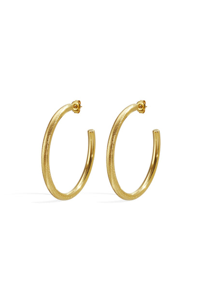 Goud & Zilver Minimal Chic Hoops – RVS Creolen Dames Goud & Zilver – productfoto | Tudor Gems