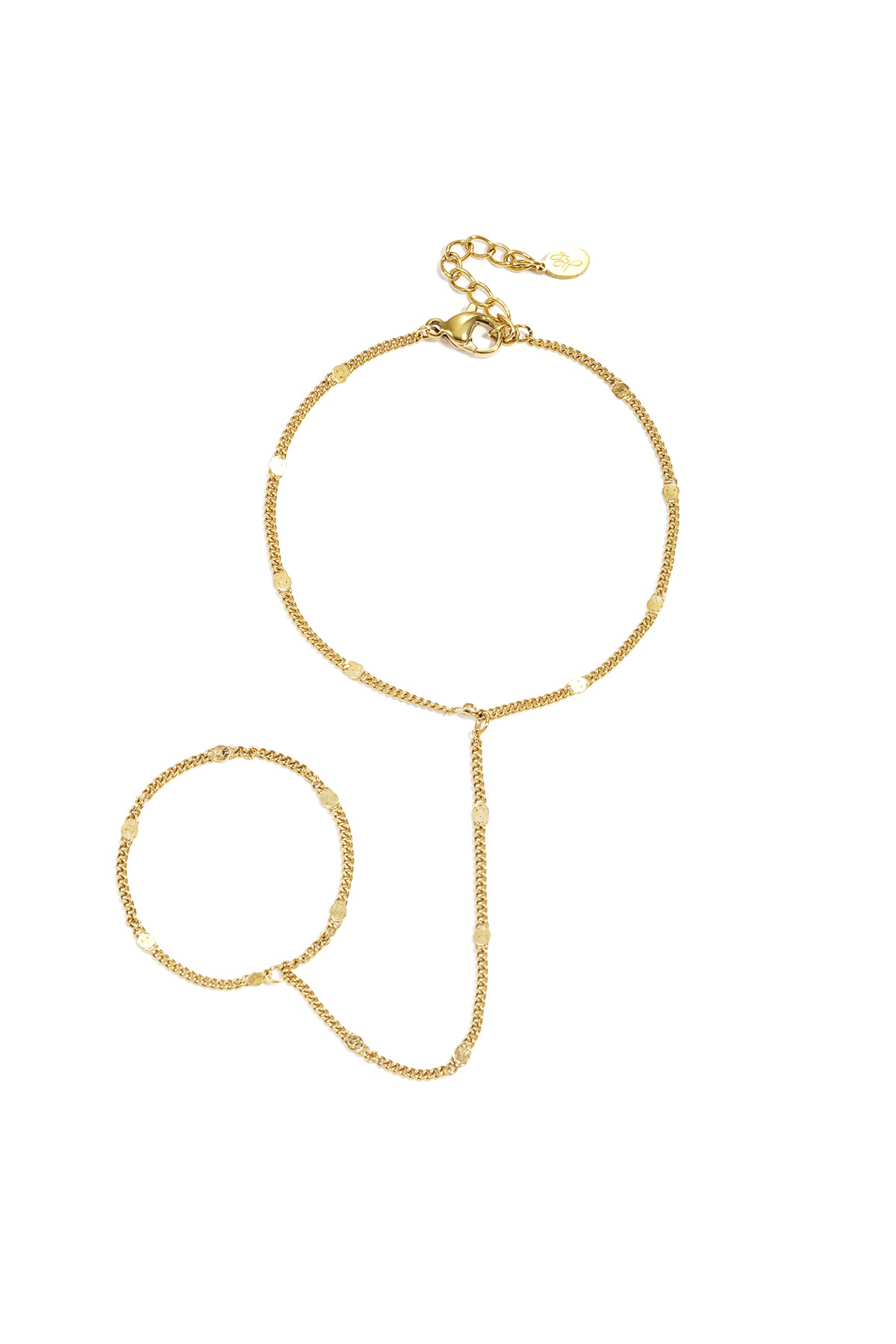Alba Fijn Handchain van roestvrij staal in goud en zilver | Tudor Gems
