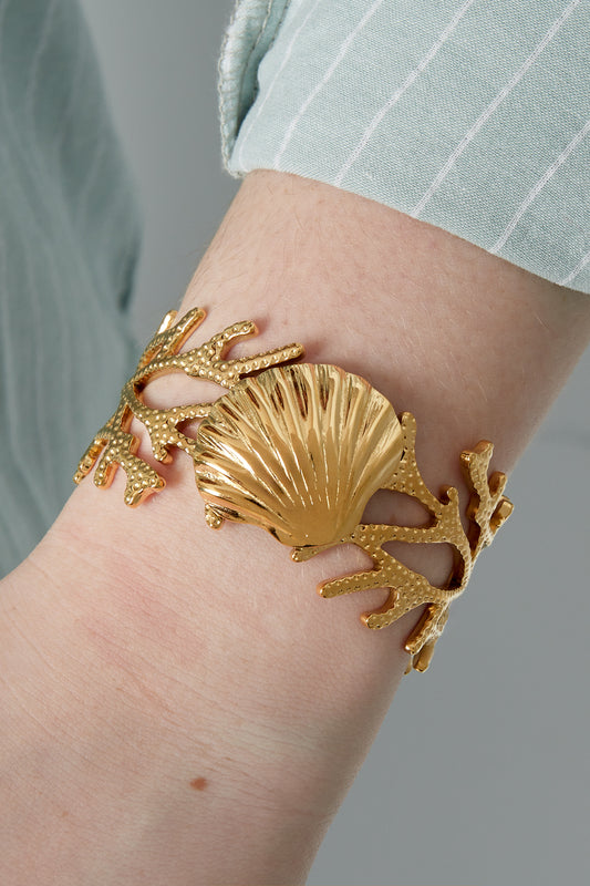 Maréa RVS Armband Goud & Zilver Goud — RVS Waterproof Nikkelvrij | Tudor Gems