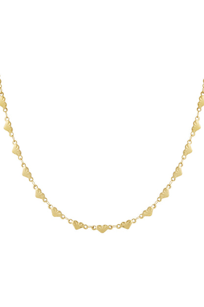 Elegant Heart-Shaped Stainless Steel Necklace for Everyday Wear
