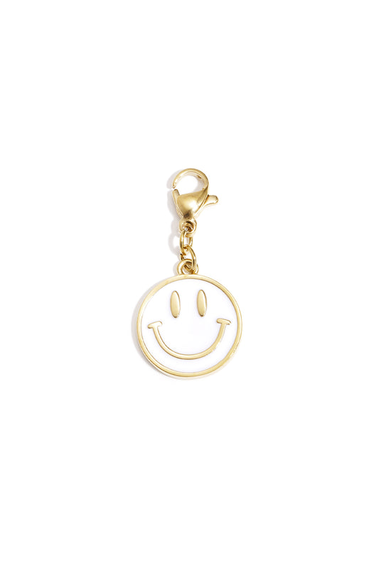 Sourire RVS Smiley Bedel Wit — RVS Waterproof Nikkelvrij | Tudor Gems