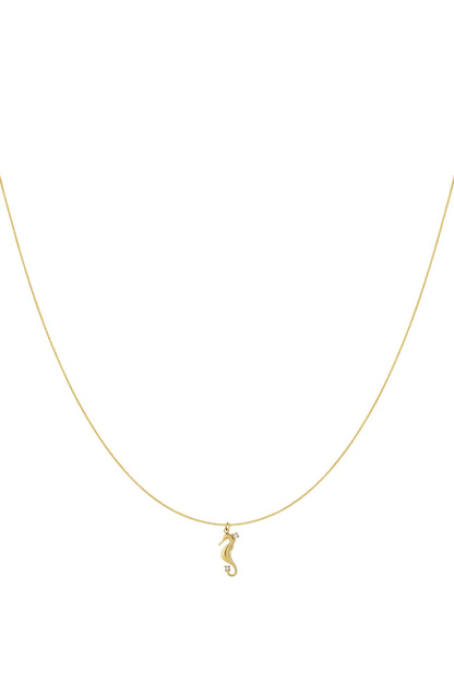 Zeeset Ocean — Marina Zeepaard Ketting, Oorbellen & Zeester Armband RVS Goud | Tudor Gems